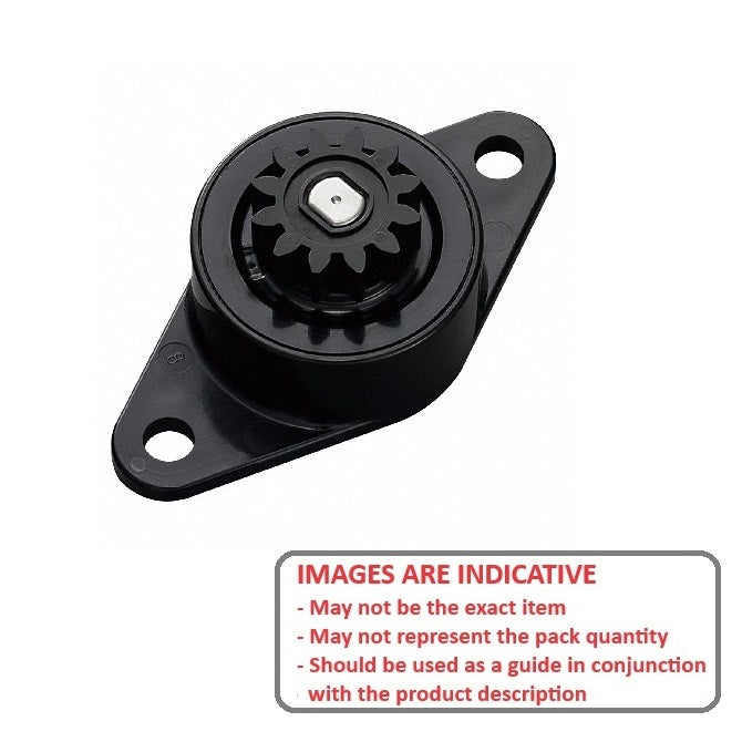 1061680 | DR-0050-B-N --- Dampers - 5.0 (+/- 1.0) x  Bi-directional x 50 RPM