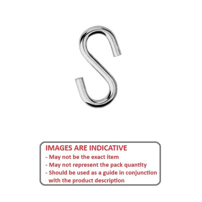 1057731 | SH-24RS (5 Pcs) --- Hooks - 4.724 mm x 44.45 mm x 12.7 mm