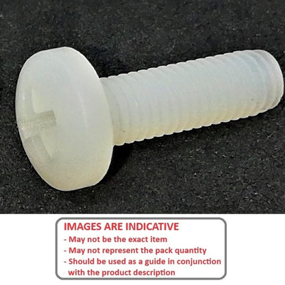 1039986 | SC020M-025-BD-PH-N (PK-45) --- Binder Head Screws - M2 - 2x0.4mm - 25 mm - Nylon Screw