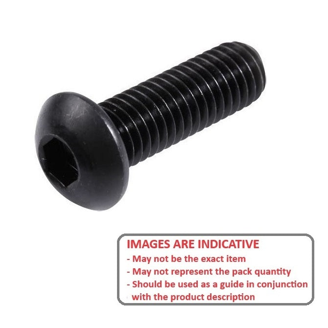 1039512 | SC015F-005-B-SK-C (10 Pcs) --- Button Screws - 0-80 UNF (1.52mm) x 4.8 mm