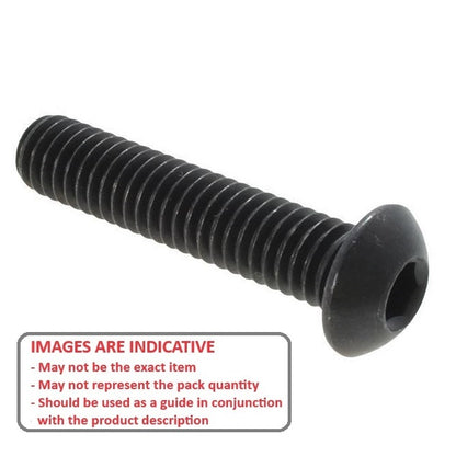 1068699 | SC060M-060-B-SK-C (PK-50) --- Button Screws - M6 - 6x1mm - 60 mm - Alloy Steel Socket Screw