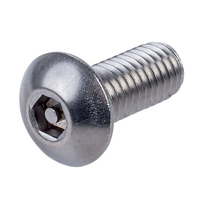 1045323 | SCS0300-010-B-SK-S4 (PK-5) --- Security Screws - M3 - 3x0.5mm - 10 mm - 304 Stainless Button Screw