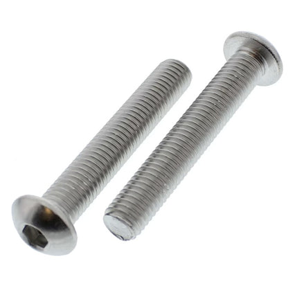 1054530 | SC042C-025-B-SK-S4 (PK-10) --- Button Screws - 8-32 UNC - 4.17mm - 25.4 mm - 304 Stainless Socket Screw