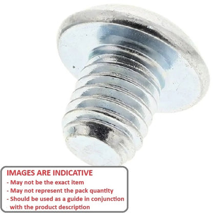 1086165 | SC095C-019-B-SK-CZ (PK-5) --- Button Screws - 3/8-16 UNC - 9.53mm - 19.1 mm - Zinc Plated Steel Socket Screw