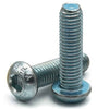 Button Screws - M6 - 6x1mm - 70 mm - Zinc Plated Steel Socket