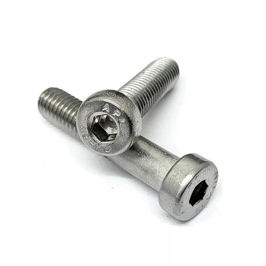 Low Head Socket Screws - M M4x0.7 10x7 mm 316L Stainless - Stainless Steel 316L