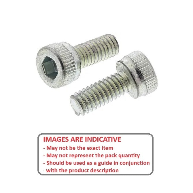 1070949 | SC064C-010-C-SK-CZ (PK-10) --- Socket Cap Screws - 1/4-20 UNC - 6.35mm - 9.5 mm - Zinc Plated Steel Screw