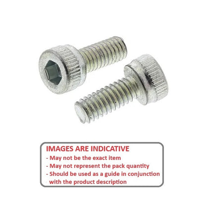 1044197 | SC030M-004-C-SK-CZ (PK-100) --- Socket Cap Screws - M3 - 3x0.5mm - 4 mm - Zinc Plated Steel Screw