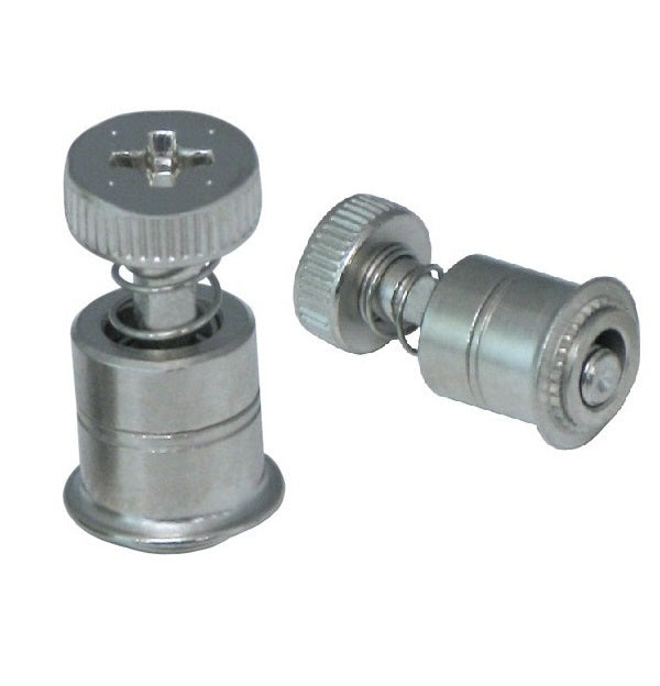 Captive Screws - 10-32 UNF - 4.76mm - Phillips - Steel / Zinc Bright Chromate Finish Retractable - Steel / Zinc Bright Chromate Finish