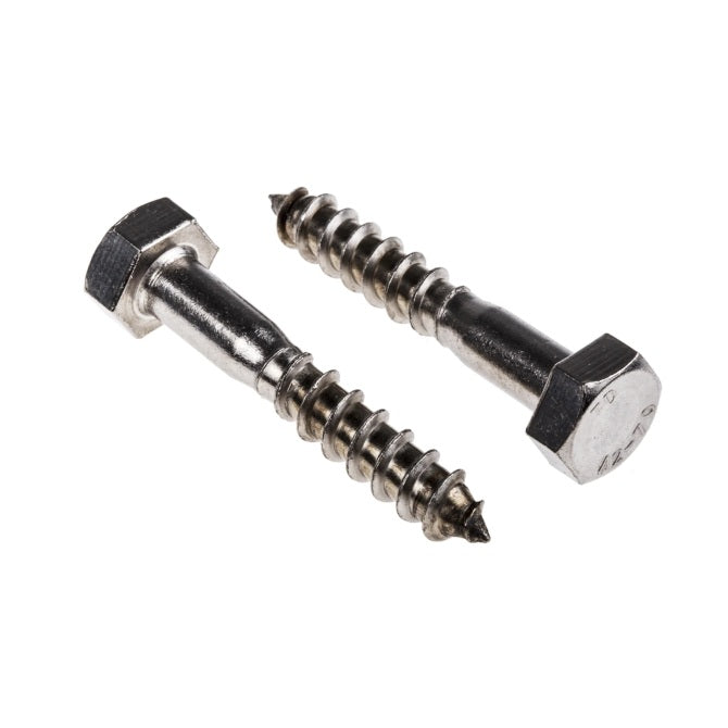 1083481 | SCT0800-065-CO-S6 (PK-50) --- Coach Screws - Approx Diameter M8 - 65 mm - Stainless Steel 316 Similar to A4, 18-10 Screw