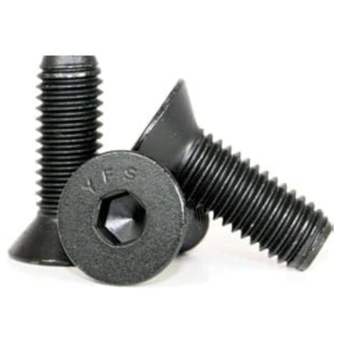 Countersunk Screws - 1-64 UNC - 1.85mm - 3.2 mm - High Tensile Steel / Black Oxide Socket