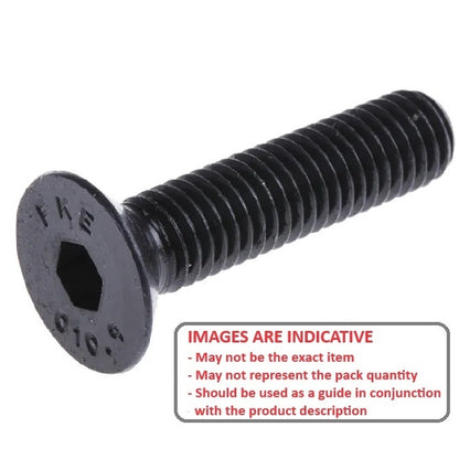 1087134 | SK095C-045-SK-C (PK-50) --- Countersunk Screws - 3/8-16 UNC - 9.53mm - 44.5 mm - High Tensile Steel / Black Oxide Socket Screw