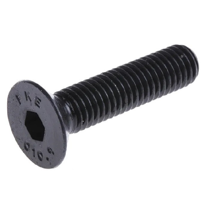 Countersunk Screws - M8 - 8x1.25mm - 30 mm - High Tensile Steel / Black Oxide Socket
