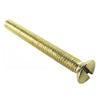 Countersunk Screws - 2-56 UNC - 2.18mm - 12.7 mm - Brass Slotted