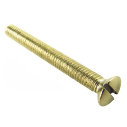 Countersunk Screws - M1 - 1x0.25mm - 10 mm - Brass Slotted