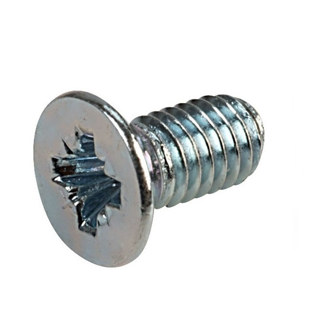 Countersunk Screws - M3 - 3x0.5mm - 6 mm - Zinc Plated Pozidrive