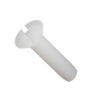 Countersunk Screws - 4-40 UNC - 2.85mm - 12.7 mm - Nylon - Zytel 101 - Slotted