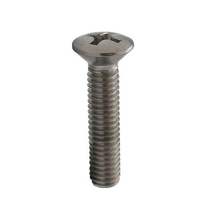 Countersunk Screws - M5 - 5x0.8mm - 25 mm - 304 Stainless Oval Top