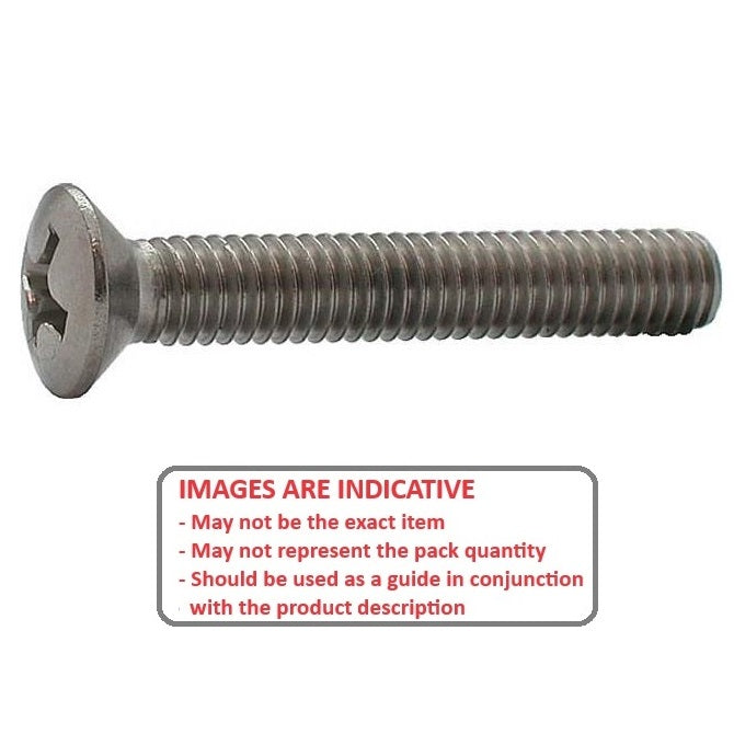 1062938 | SK050M-030-O-PH-S4 (PK-10) --- Countersunk Screws - M5 - 5x0.8mm - 30 mm - 304 Stainless Oval Top Screw