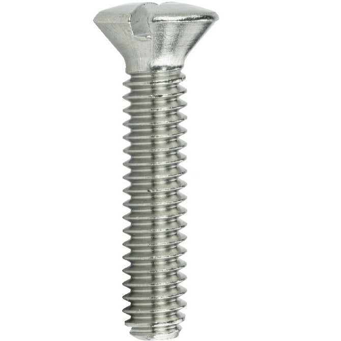 Countersunk Screws - M8 - 8x1.25mm - 20 mm - 304 Stainless Oval Top Screw