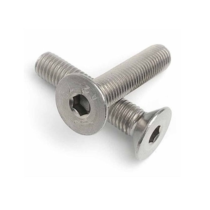 Countersunk Screws - 5/16-24 UNF - 7.94mm - 38.1 mm - 304 Stainless Socket