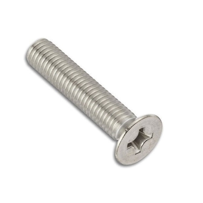Countersunk Screws - M6 - 6x1mm - 20 mm - 304 Stainless Phillips
