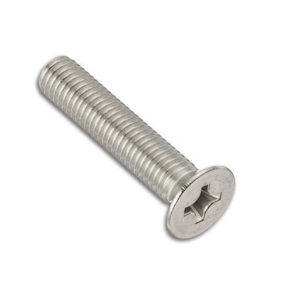 Countersunk Screws - M2.5 - 2.5x0.45mm - 8 mm - 304 Stainless Phillips