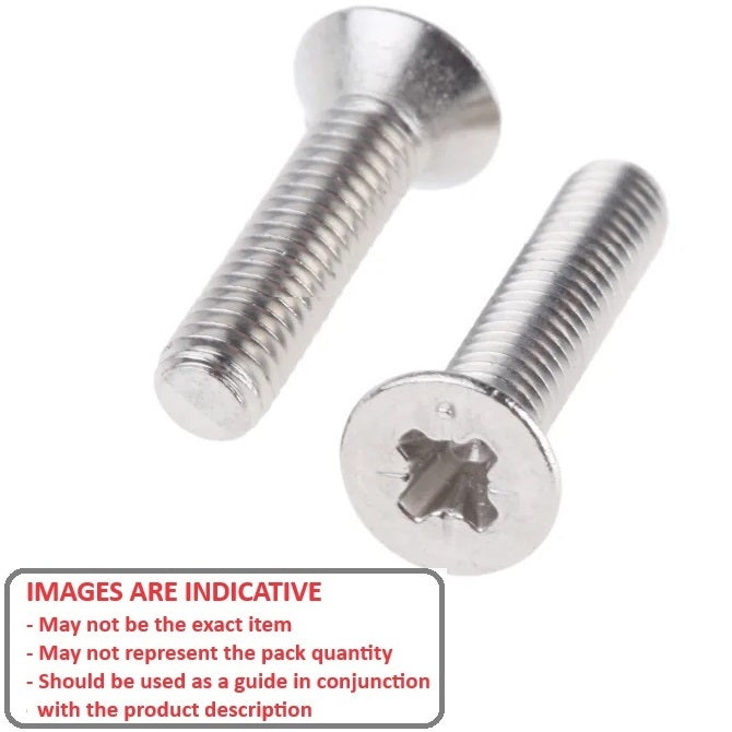 1045345 | SK030M-010-PH-TC1 (PK-50) --- Countersunk Screws - M3 - 3x0.5mm - 10 mm - Titanium CP Grade 1 Phillips Screw