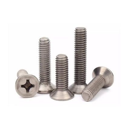 1045480 | SK030M-012-PH-TC1 (PK-50) --- Countersunk Screws - M3 - 3x0.5mm - 12 mm - Titanium CP Grade 1 Phillips Screw