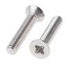 Countersunk Screws - M4 - 4x0.7mm - 20 mm - Titanium CP Grade 1 Phillips