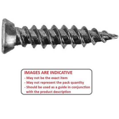 1055589 | SKT0417-019-U-PH-S4 (PK-100) --- Self Tapping Screws - 4.17x19.1 mm - 8 Countersunk - Stainless Steel 304 Similar to A2, 18-8 HRB80 Screw
