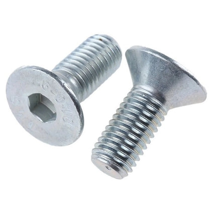 Countersunk Screws - M24 - 24x3mm - 70 mm - Zinc Plated Steel Socket
