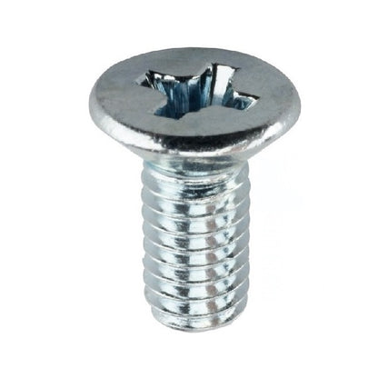 Countersunk Screws - 6-32 UNC - 3.5mm - 6.4 mm - Zinc Plated Steel Phillips