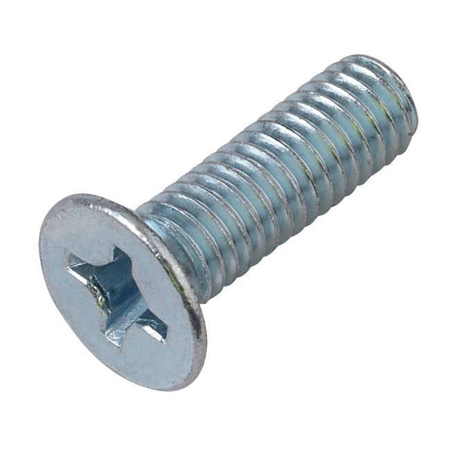 1049863 | SK035C-006-PH-CZ (PK-20) --- Countersunk Screws - 6-32 UNC - 3.5mm - 6.4 mm - Zinc Plated Steel Phillips Screw