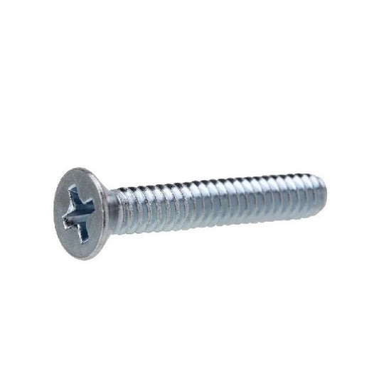 Countersunk Screws - M2.5 - 2.5x0.45mm - 12 mm - Zinc Plated Phillips
