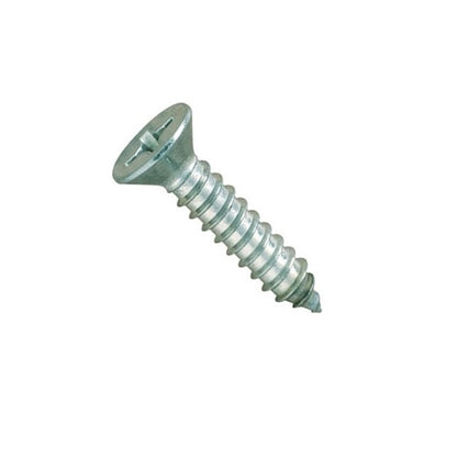 Self Tapping Screws - 3.5x9.5 mm - 6  Countersunk - Zinc Plated Steel