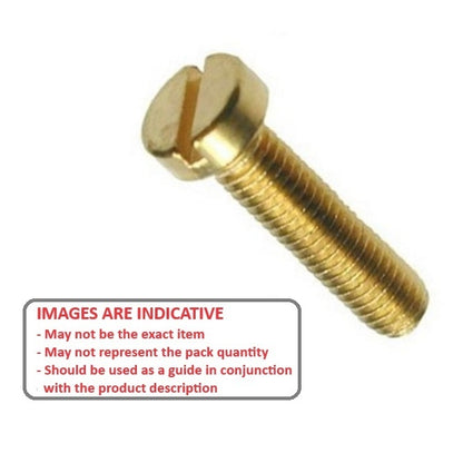 1057725 | SC047B-038-F-SL-BR (100 Pcs) --- Screw - 2BA (4.7mm) x 38.1 mm