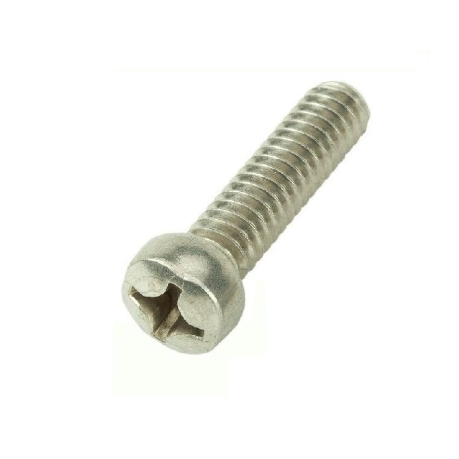 Fillister Head Screws - M4 - 4x0.7mm - 6 mm - Zinc Plated Steel Phillips