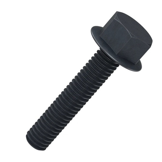 Hex Washer Head Screws - 1/4-20 UNC - 6.35mm - 50.8 mm - Black Nylon 