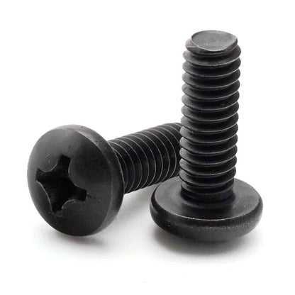 1043135 | SC028C-013-P-PH-C (PK-50) --- Pan Head Screws - 4-40 UNC - 2.85mm - 12.7 mm - Black Oxide Steel Phillips Screw