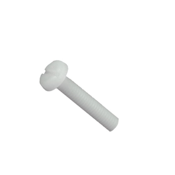 1042116 | SC028C-016-P-SL-N (PK-40) --- Pan Head Screws - 4-40 UNC - 2.85mm - 15.9 mm - Nylon - Zytel 101 - Slotted Screw