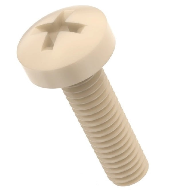 Pan Head Screws - M2 - 2x0.4mm - 4 mm - PEEK Phillips