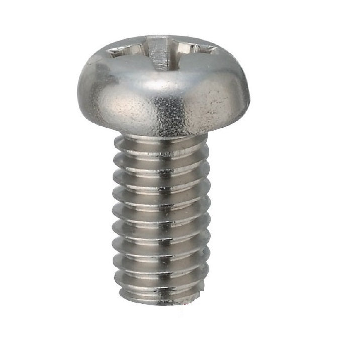 Pan Head Screws - M2 - 2x0.4mm - 5 mm - 316 Stainless Phillips