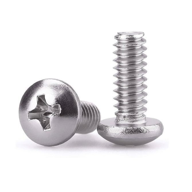 1081022 | SC080M-016-P-PH-S4 (PK-50) --- Pan Head Screws - M8 - 8x1.25mm - 16 mm - 304 Stainless Phillips Screw