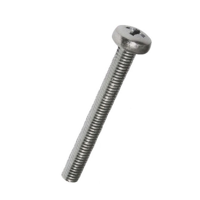 Pan Head Screws - M5 - 5x0.8mm - 25 mm - 316 Stainless Phillips