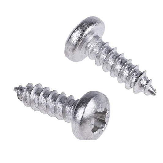 Self Tapping Screws - 2.85x9.5 mm - 4  Pan Head - Stainless Steel 304 Similar to A2, 18-8 HRB80