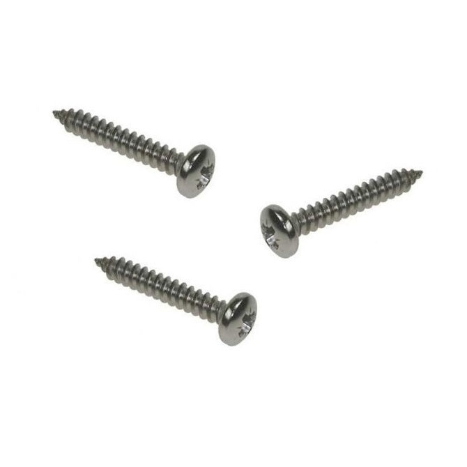 Self Tapping Screws - 4.76x25.4 mm - 10 or 3/16 Pan Head - Stainless Steel 304 Similar to A2, 18-8 HRB80