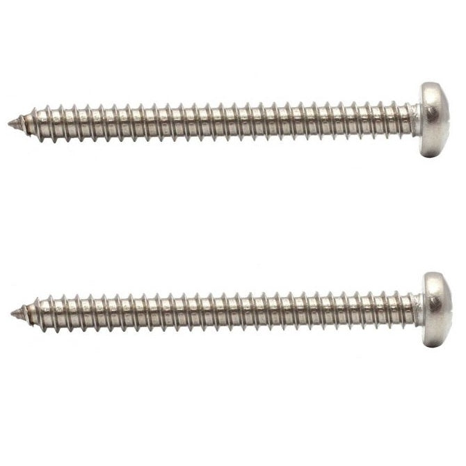 1073353 | SCT0635-089-P-PH-S6 (PK-100) --- Self Tapping Screws - 6.35x88.9 mm - 14 Pan Head - Stainless Steel 316 Similar to A4, 18-10 Screw