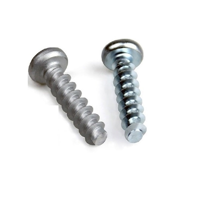 Self Tapping Screws - 3.5x19.1 mm - 6  Hard or Soft Plastics - Zinc Plated Steel