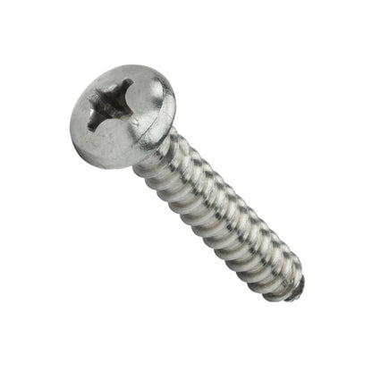 1052313 | SCT0400-008-PLH-P-PH-CZ (PK-50) --- Self Tapping Screws - 4x8 mm - - Hard or Soft Plastics - Zinc Plated and Waxed Screw